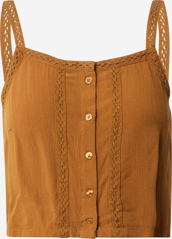 ABOUT YOU Top 'Philippa' in Brown: front