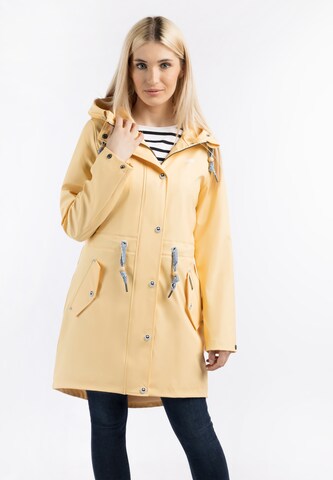 Schmuddelwedda Raincoat in Yellow: front