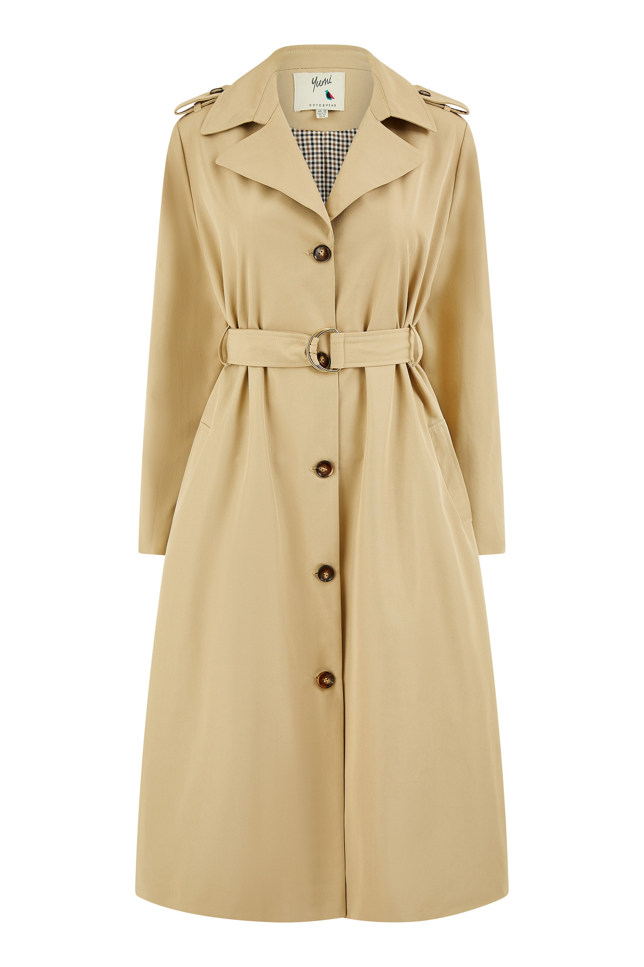 Yumi Übergangsmantel in braun, Produktansicht