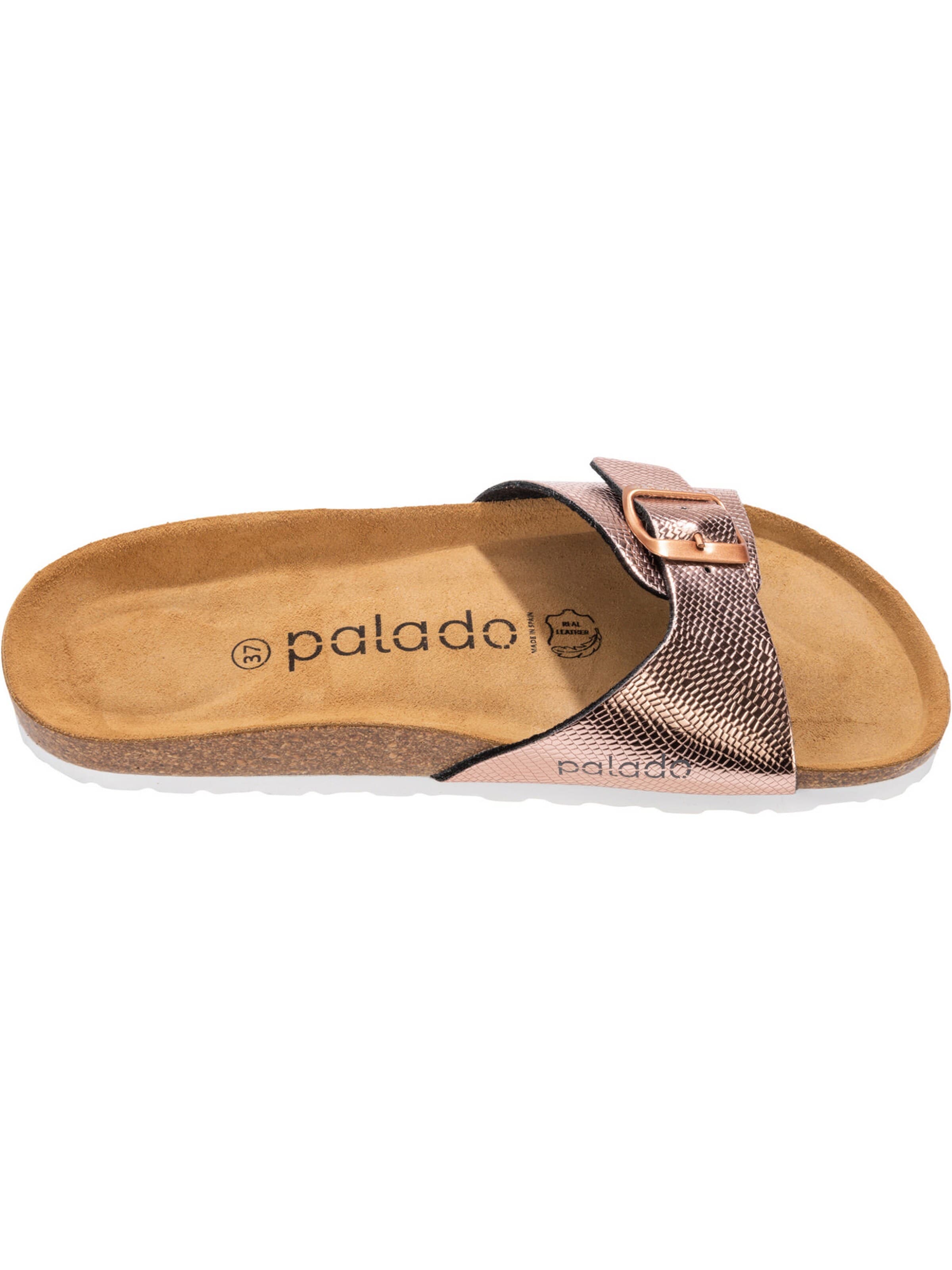 Palado - Zapatos abiertos 'Palado Malta Coralino' en oro