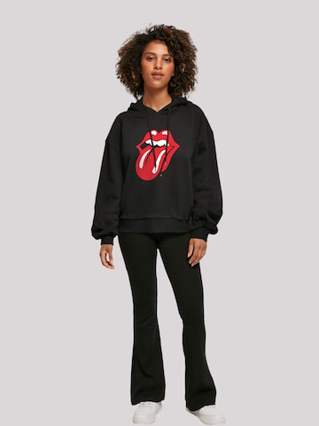 F4NT4STIC Sweater 'The Rolling Stones Classic Zunge' in Black