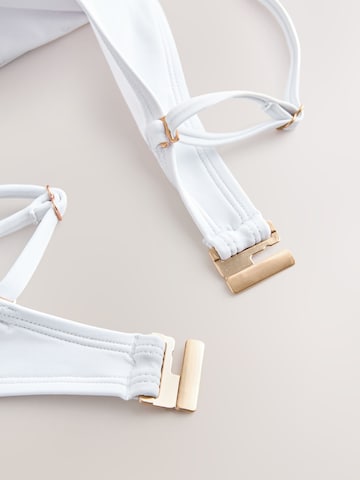 Next Bandeau Bikini top in White