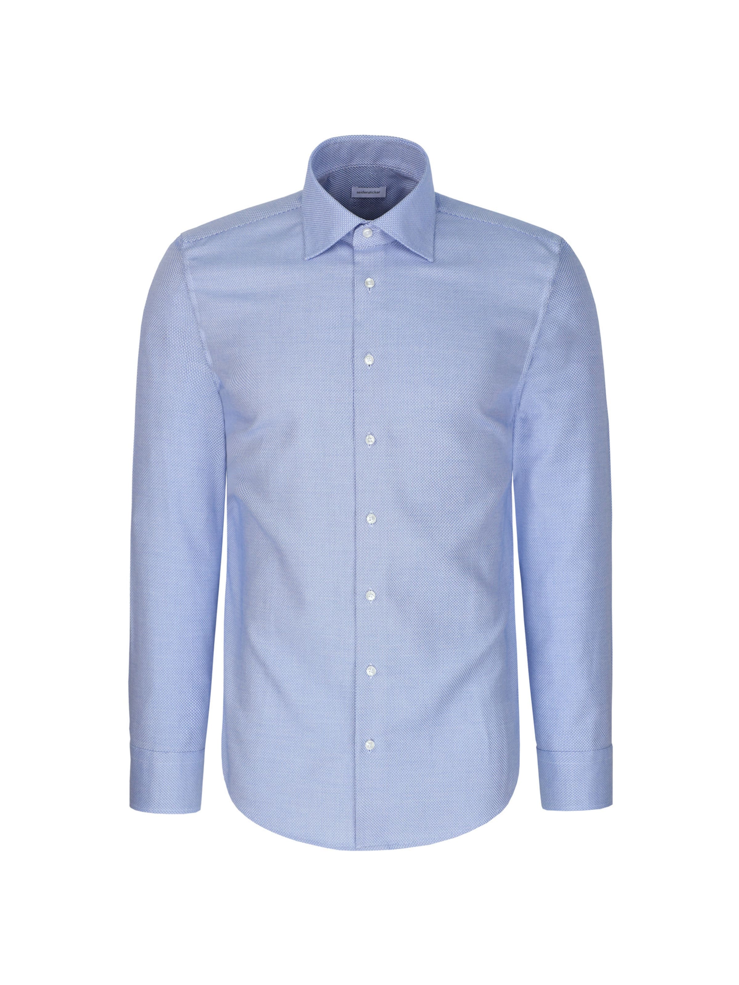 Coupe regular Chemise business SEIDENSTICKER en bleu : devant