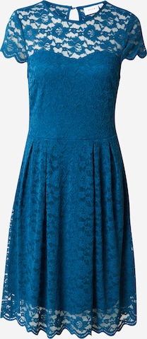 Robe de cocktail 'Kalila' VILA en bleu : devant