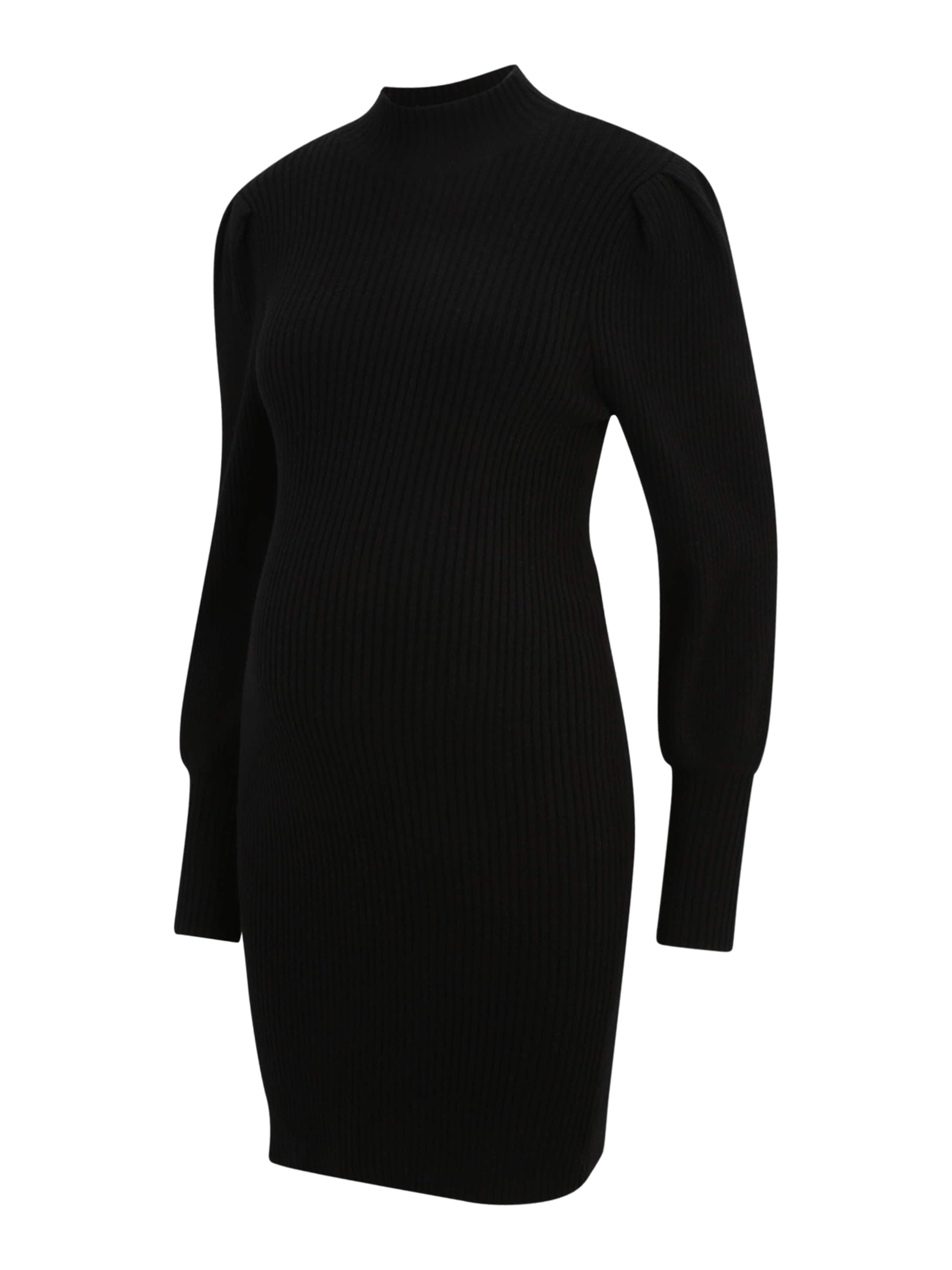 Only Maternity Плетена рокля 'OLMKatia' в черно: отпред