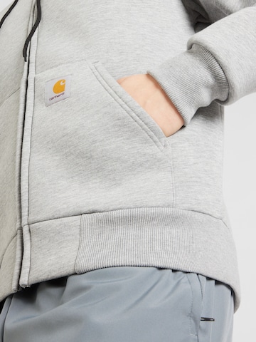 Carhartt WIP Zip-Up Hoodie in Grey