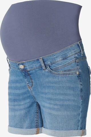 Regular Jean Esprit Maternity en bleu : devant