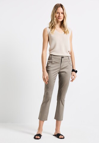 STREET ONE Slim fit Pants in Beige