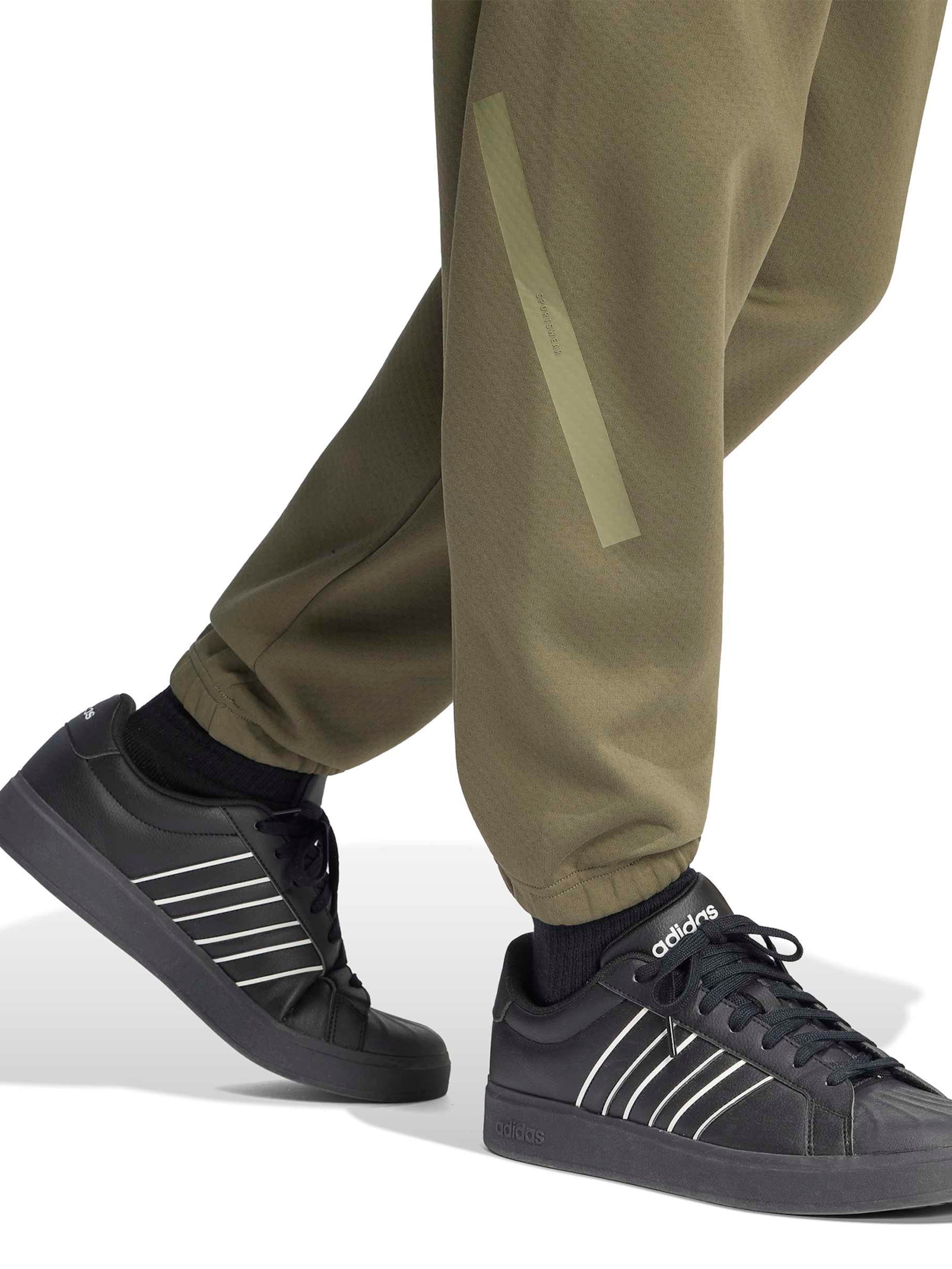 žalia ADIDAS SPORTSWEAR Siaurėjantis Sportinės kelnės 'Z.N.E.'