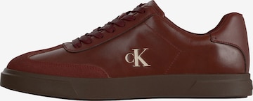Calvin Klein Σνίκερ χαμηλό σε καφέ: μπροστά