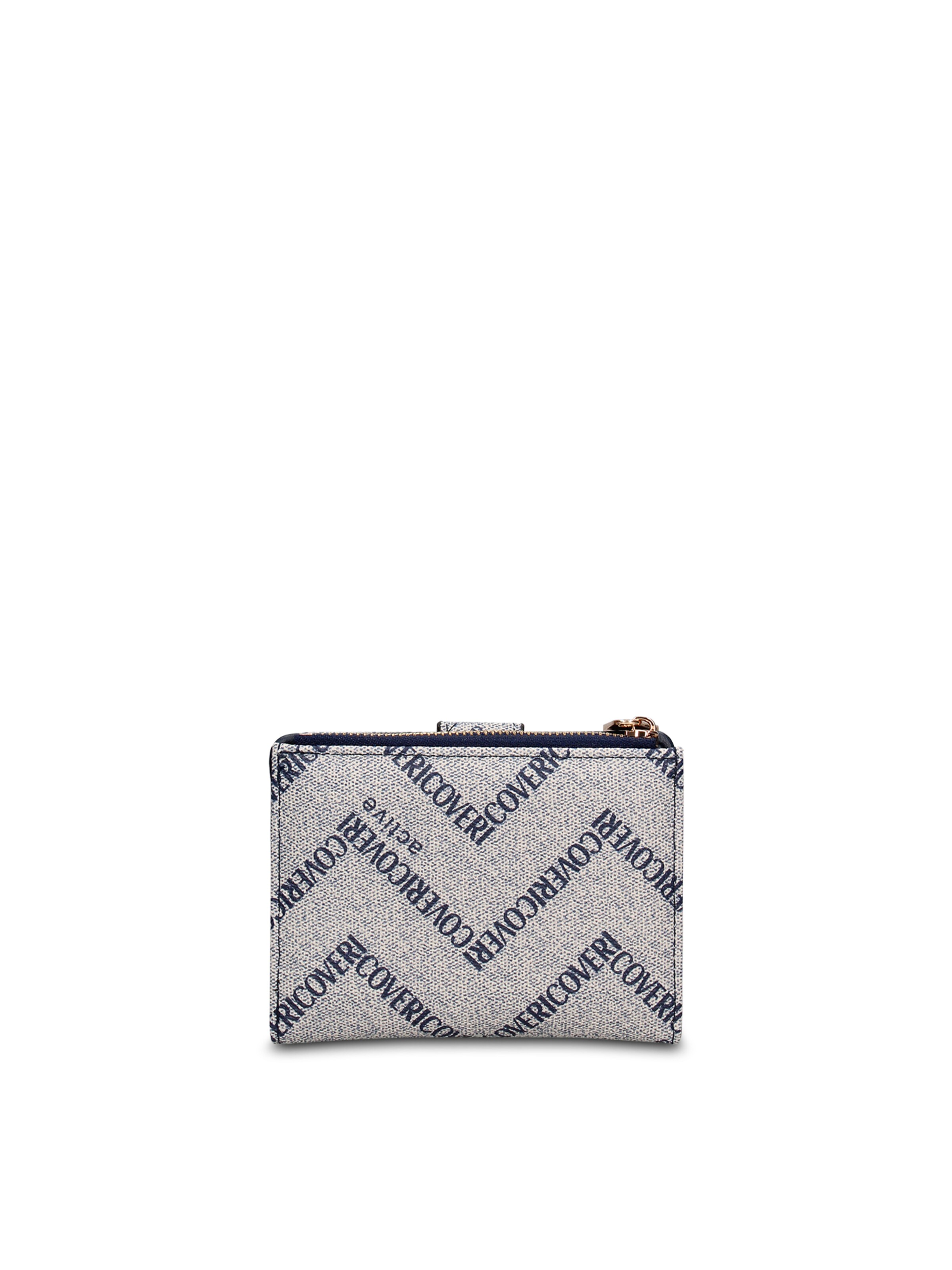 Portamonete 'Portafoglio donna Coveri Collection con bottone - Compatto e elegante' di Coveri Collection in blu