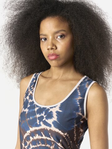 KOROSHI - Vestido em azul