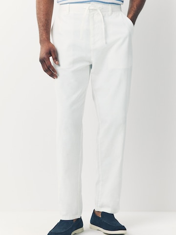 Next Regular Chino Pants in White: front