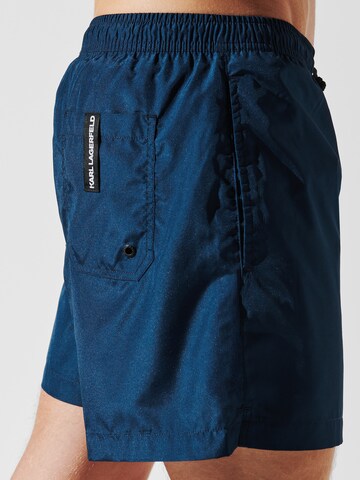 Pantaloncini da bagno di Karl Lagerfeld in blu