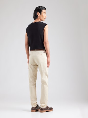 INDICODE JEANS Slimfit Chinohousut 'Gower' värissä harmaa: takapuoli