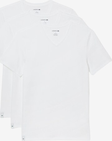 LACOSTE Shirt in White: front