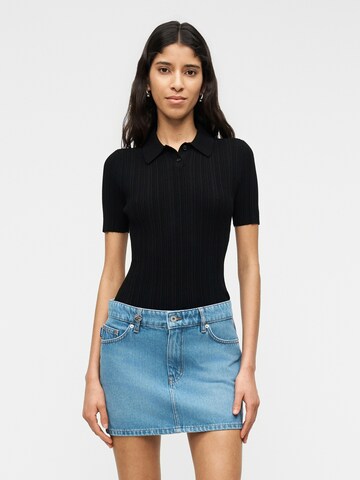 HUGO Tröja 'Sareplette' i svart: framsida