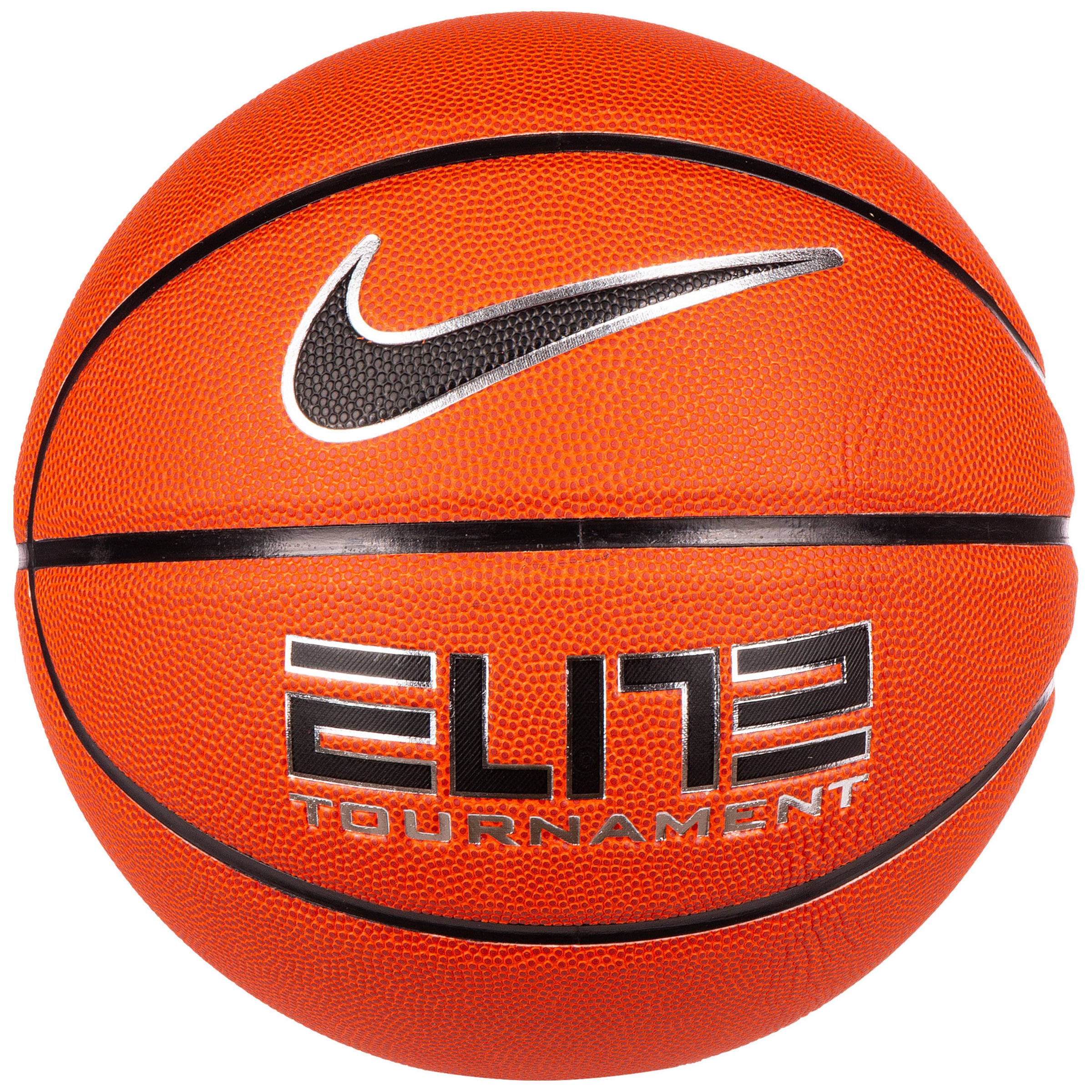 NIKE - Bola 'Elite All Court 8P 2.0' em laranja: frente