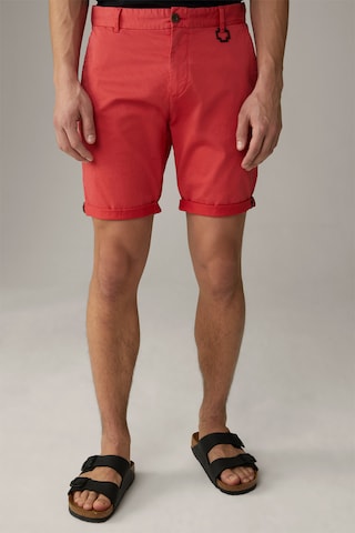 STRELLSON Chino Pants ' Crush ' in Red: front