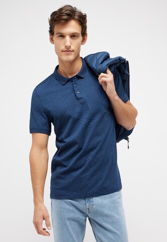 MUSTANG Poloshirt 'PALCO' in Blau