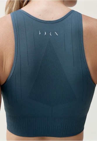 Born Living Yoga Bustier BH 'Nawal' in Blauw