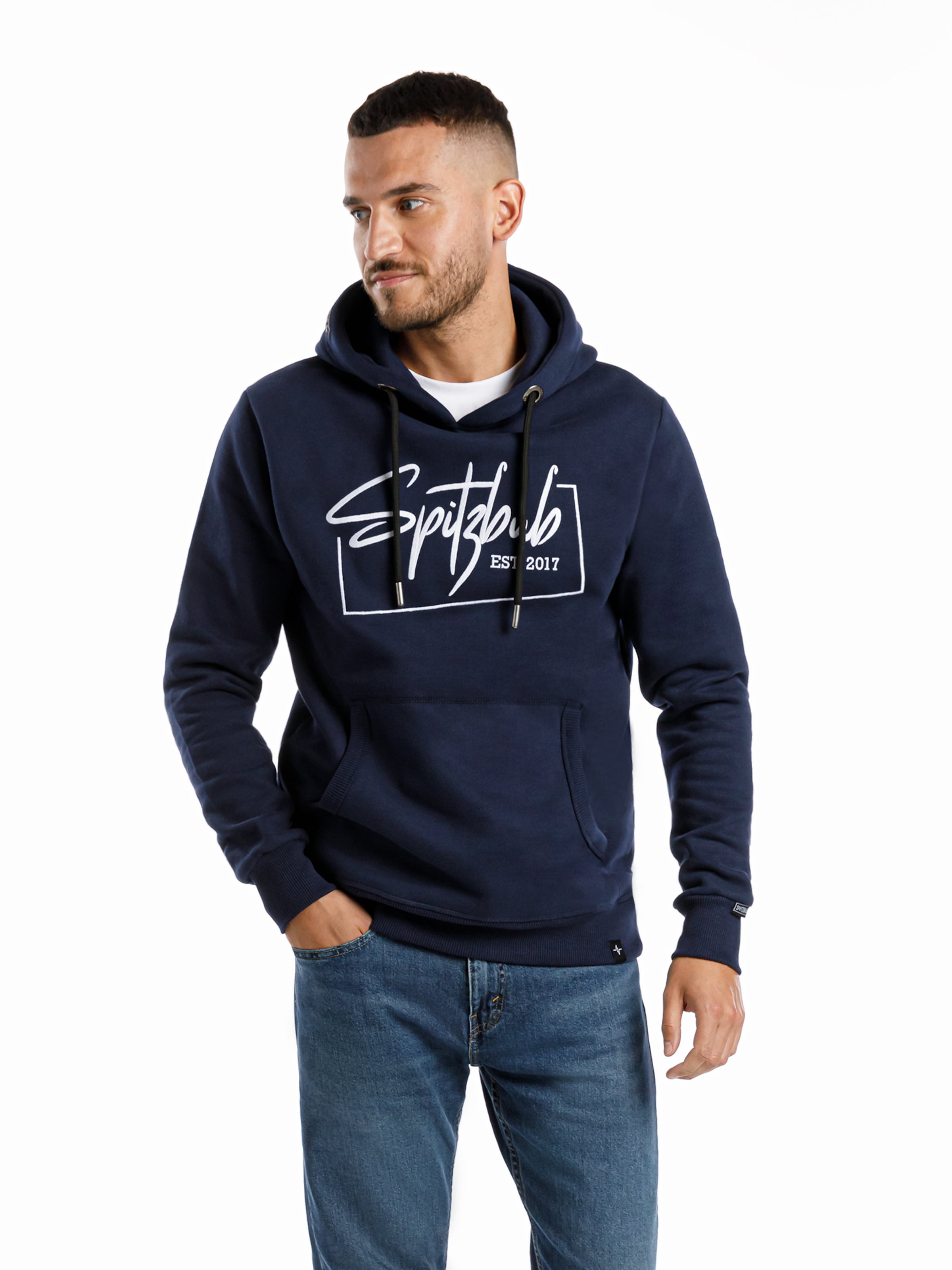 SPITZBUB Sweatshirt in Blauw: voorkant