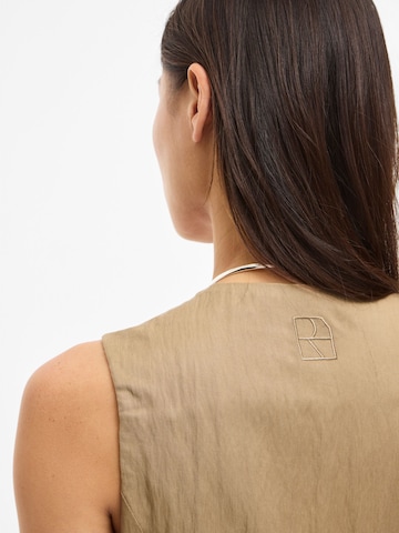 Gilet de costume ROUGE EDIT en marron