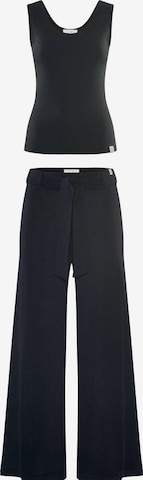 Abito da casa 'LOUNGEWEAR SET - Top Blossom & Pants Bailey' di YOU LOOK PERFECT in nero: frontale