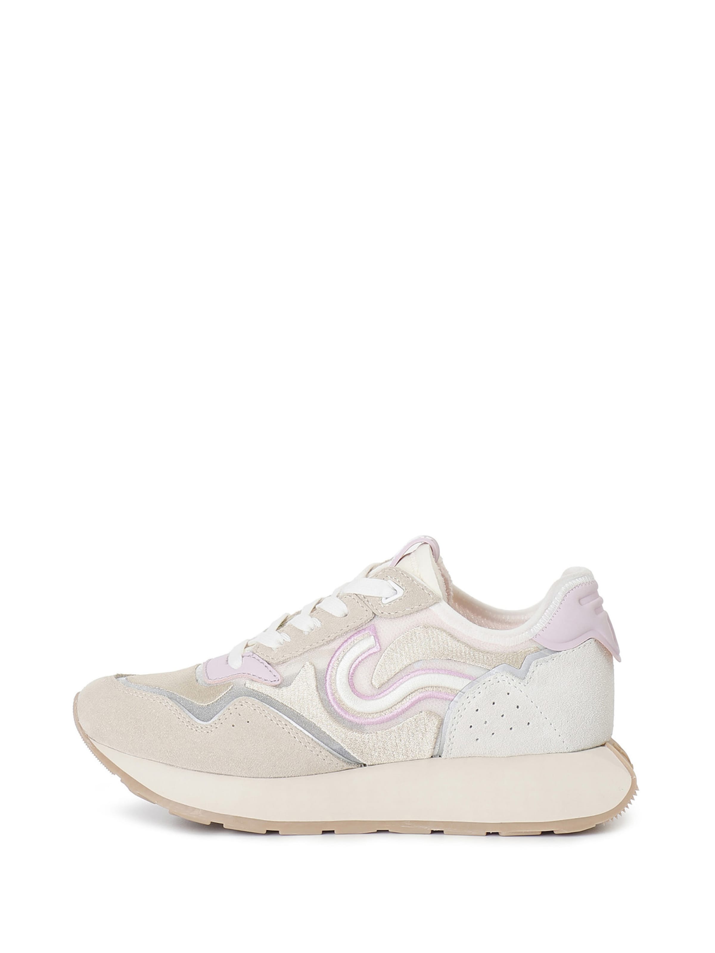 Sneaker bassa di CAFè NOIR in beige: frontale