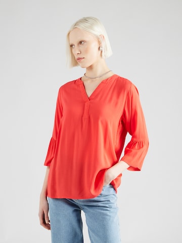 Sublevel Blouse in Rood: voorkant