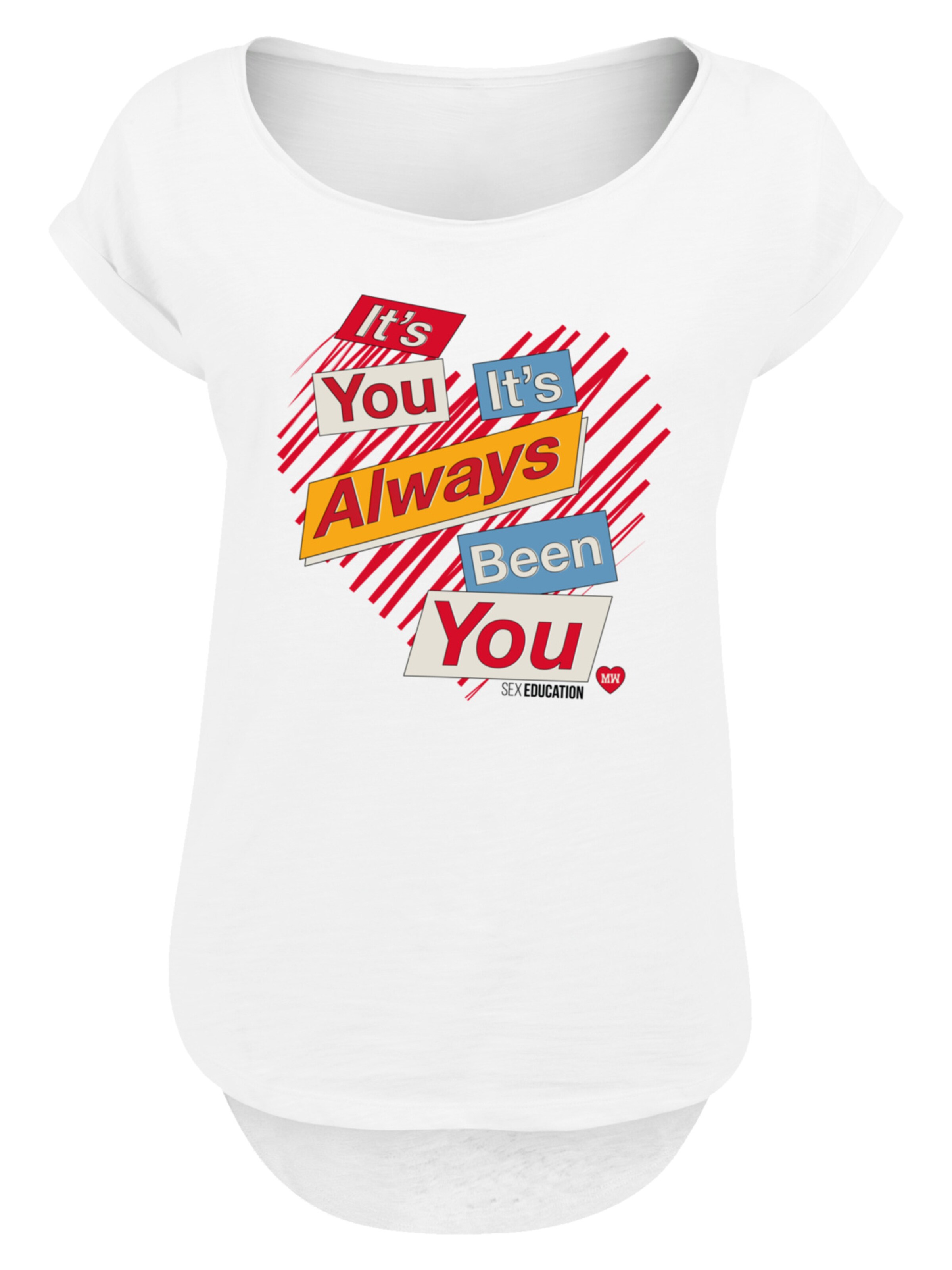 T-shirt 'Sex Education It's Always You Netflix TV Series' F4NT4STIC en blanc : devant