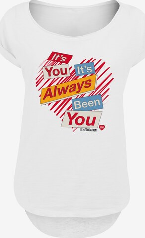 F4NT4STIC T-Shirt 'Sex Education It's Always You Netflix TV Series' in Weiß: predná strana