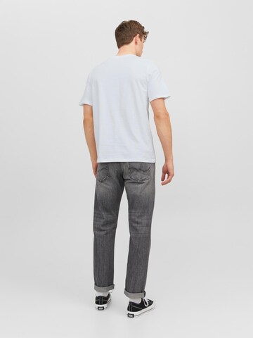 T-Shirt 'Races' JACK & JONES en blanc