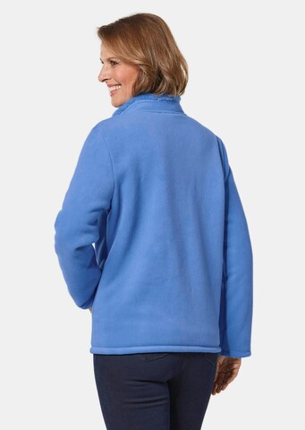 Goldner Fleece jas in Blauw