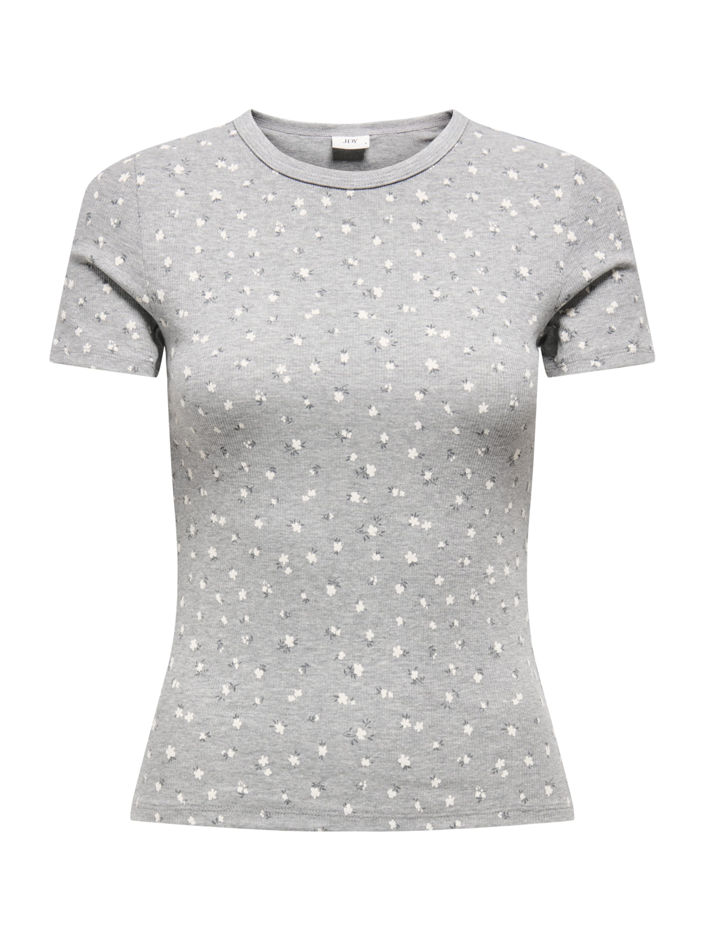 JDY Shirt 'JDYLUCKY' in Grey: front