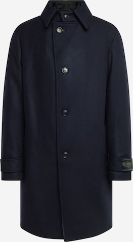 Burton menswear overcoat in navy clearance