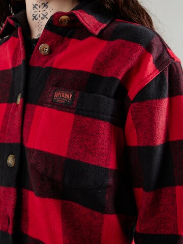 Superdry Between-season jacket in Red