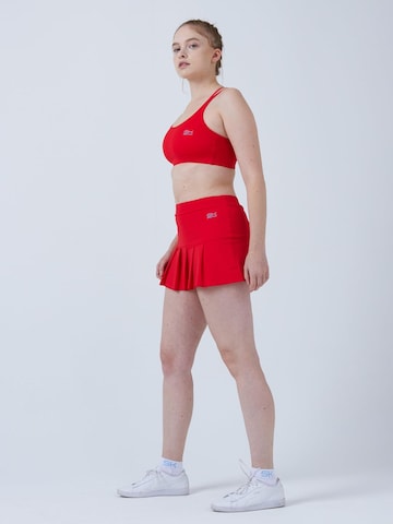 SPORTKIND Sportrok 'Pleated Skirt' in Rood