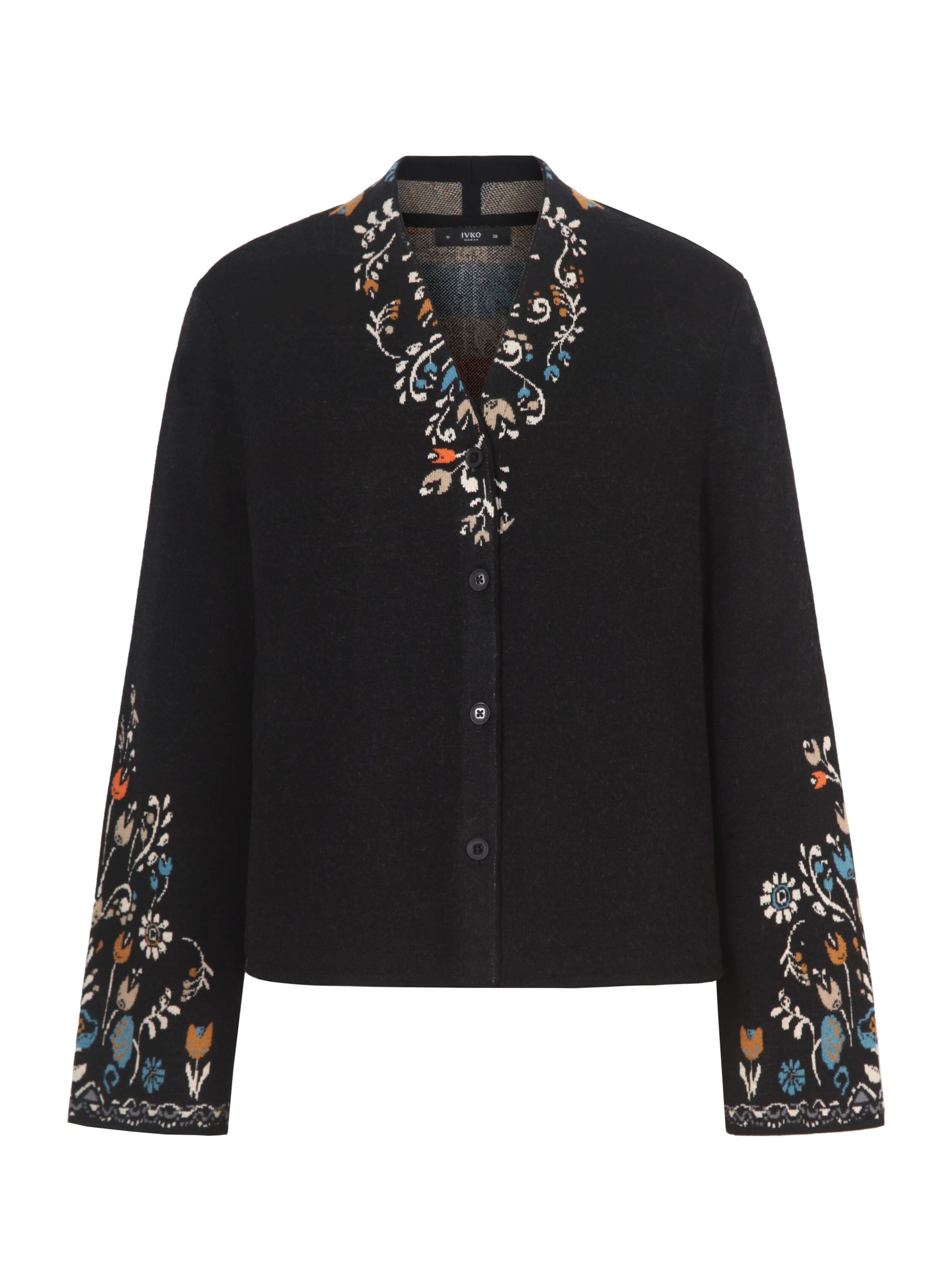 IVKO Woman Knit cardigan in Black: front
