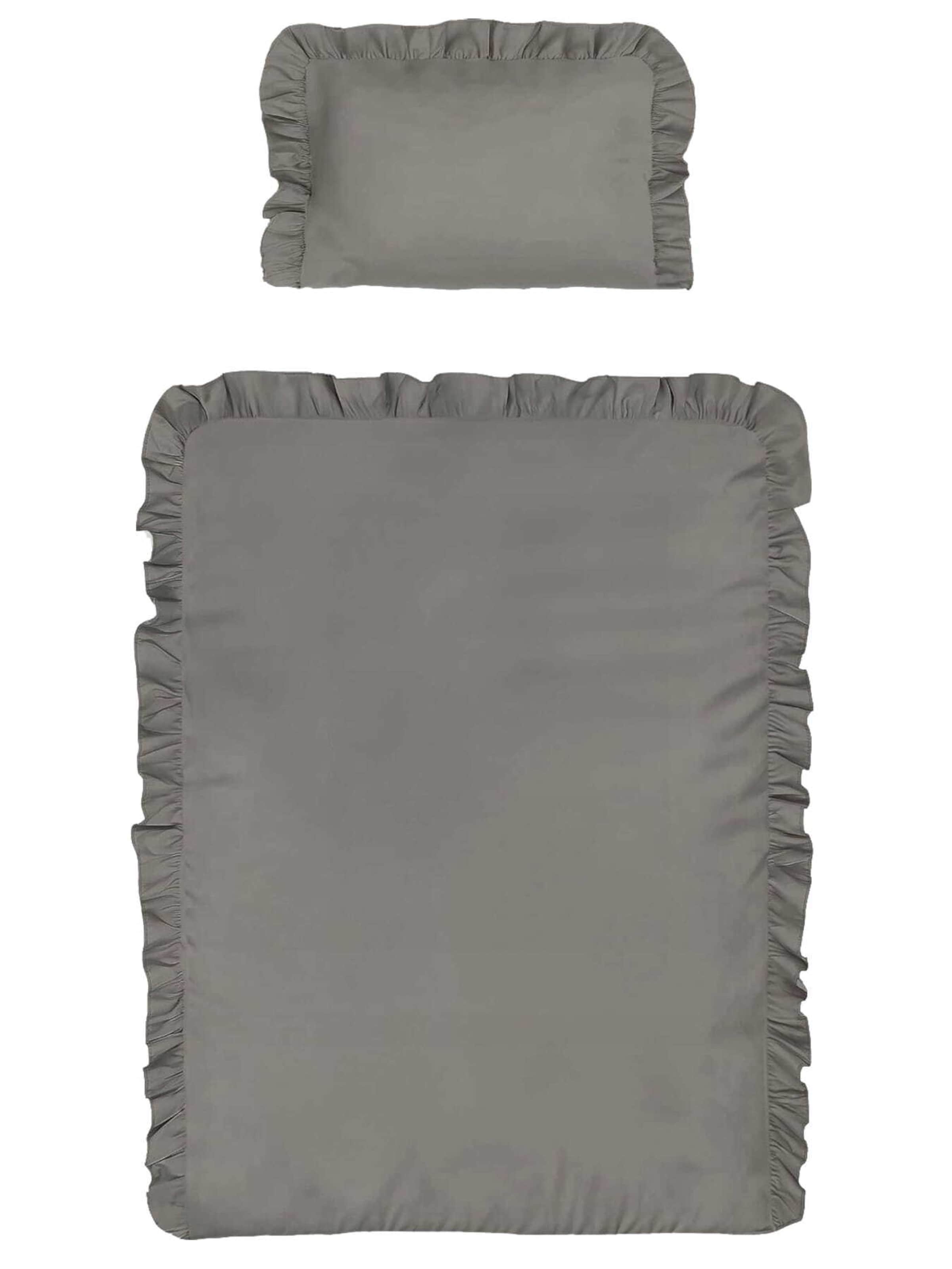 Housse de couette DETEXPOL en gris : devant