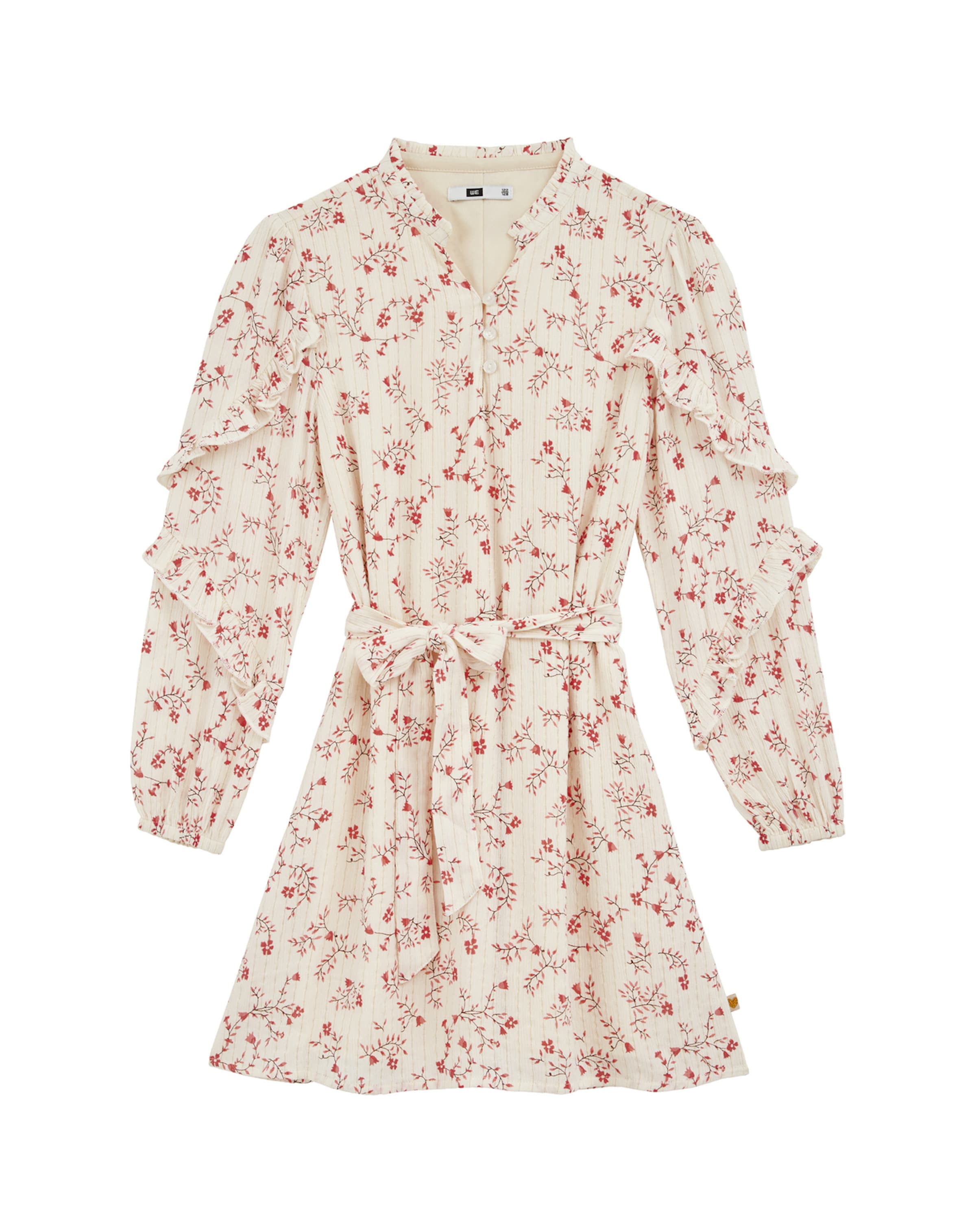 WE Fashion Klänning i vit: framsida