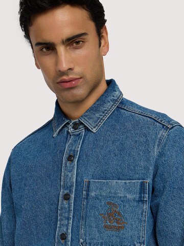 Trussardi - Camiseta en azul