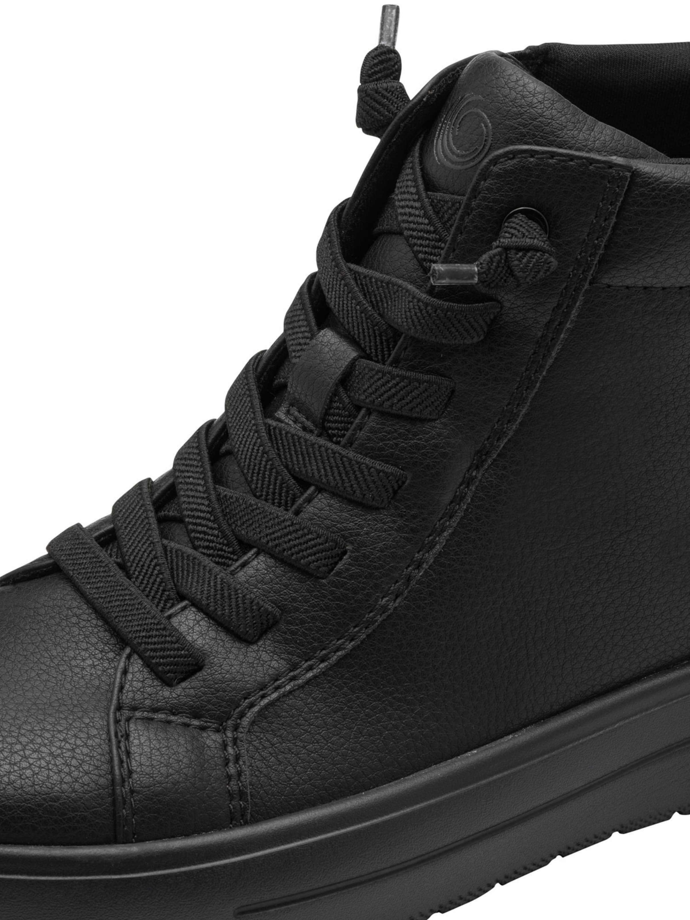 JANA Lace-up bootie in Black