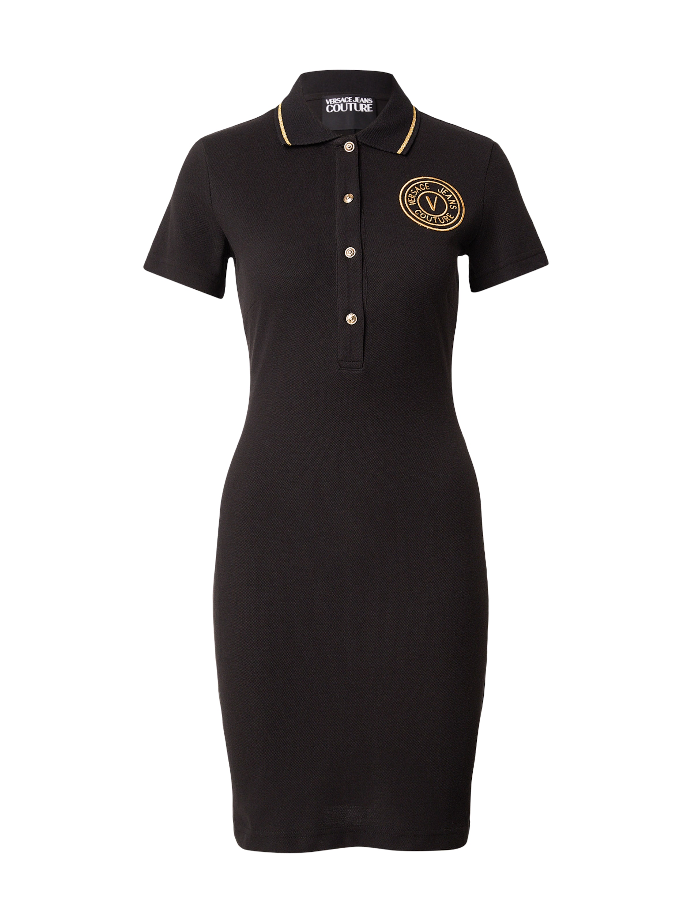 Versace Jeans Couture Φόρεμα σε μαύρο: μπροστά