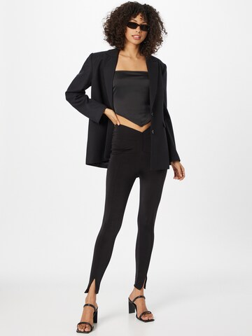 Missguided Skinny Legíny – černá