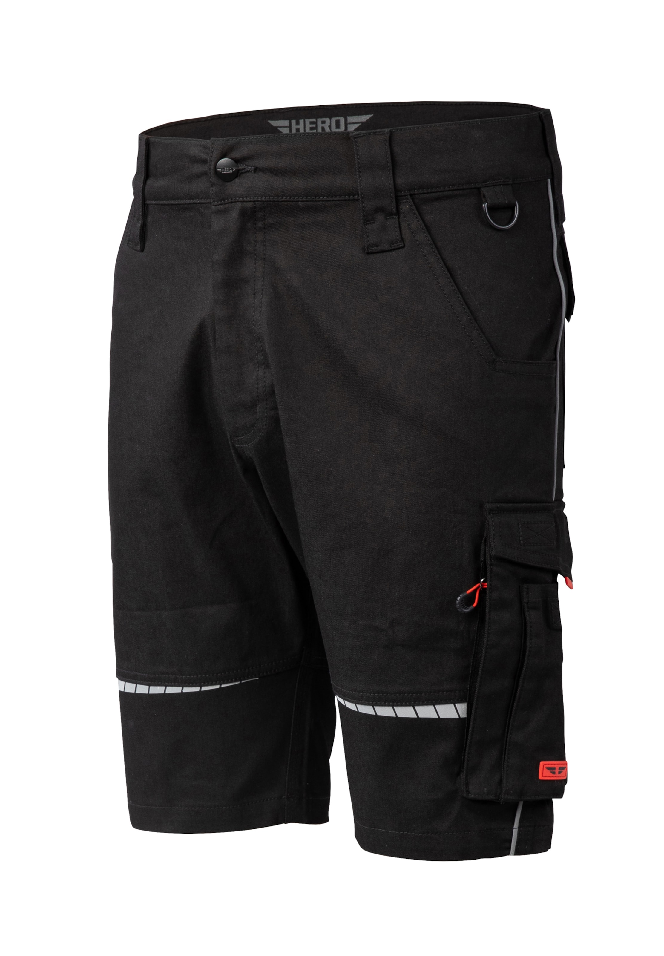 Hero Regular Cargo Pants 'Akron' in Black: front