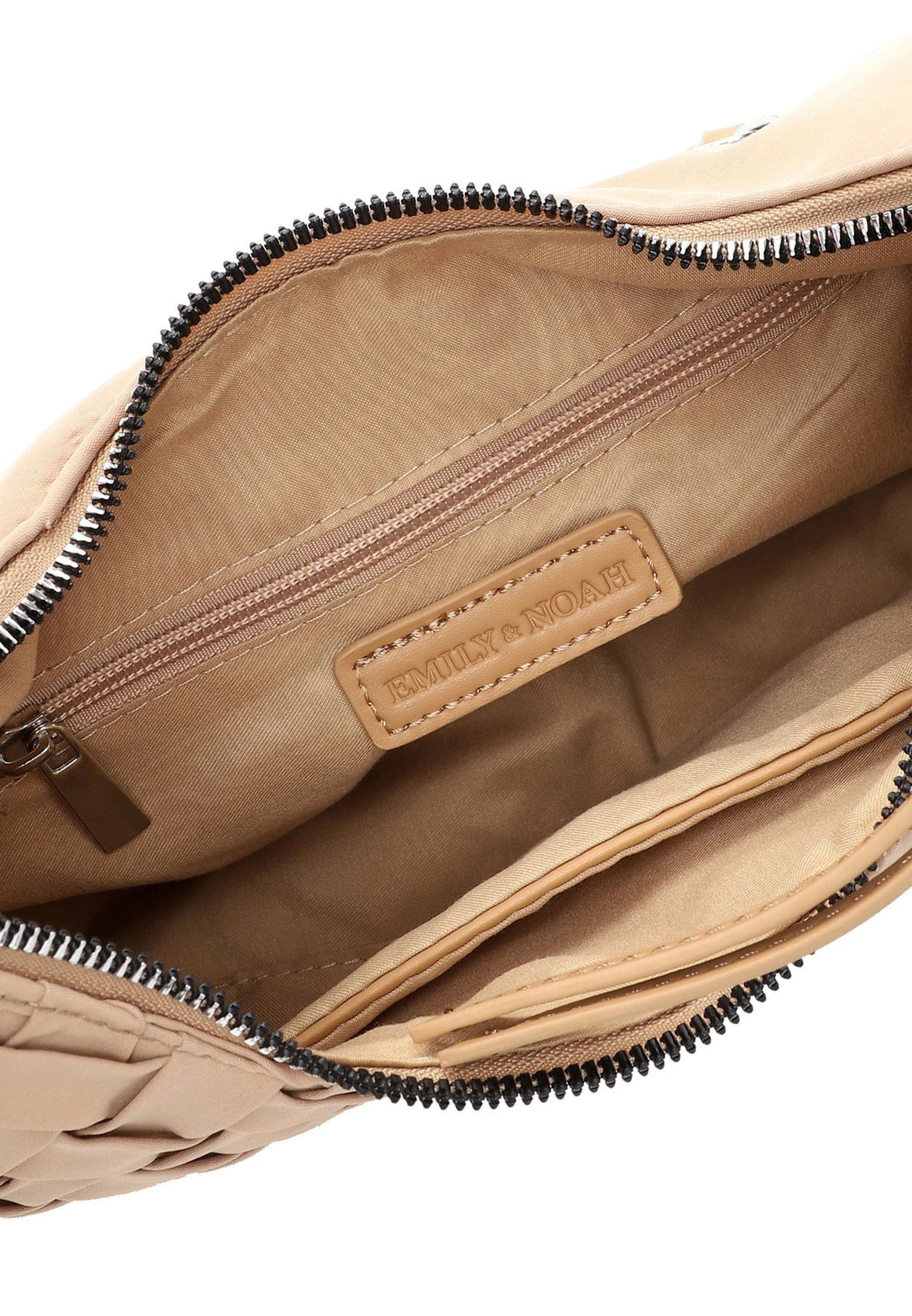 Poche ventrale 'Erna' Emily & Noah en beige