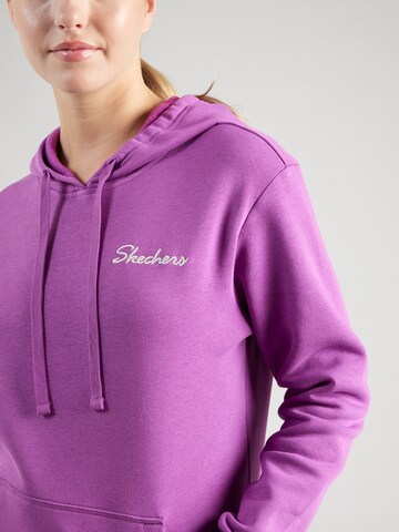SKECHERS - Sweatshirt de desporto em roxo
