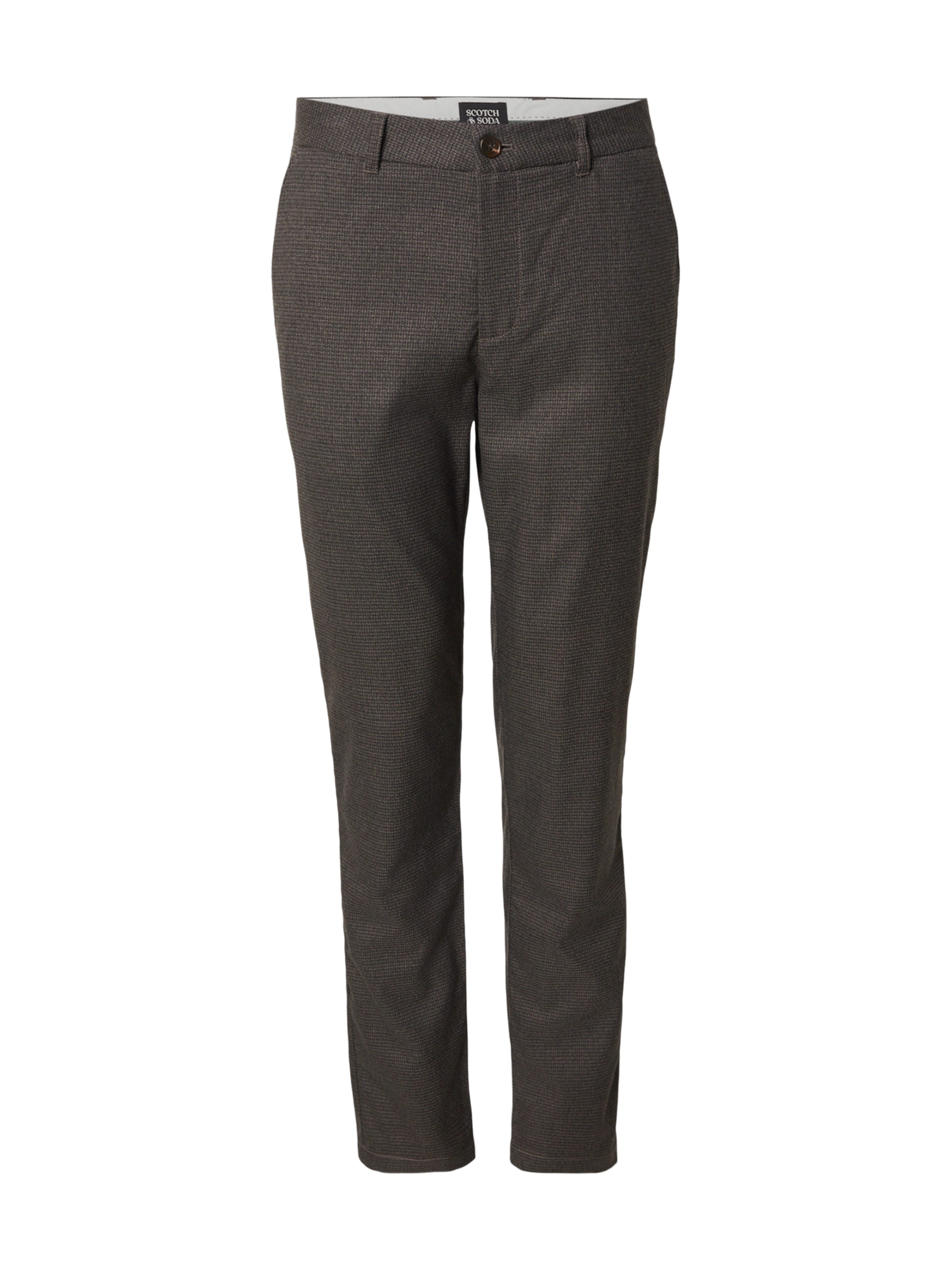 SCOTCH & SODA Štandardný strih Chino nohavice 'Stuart' - Hnedá: predná strana