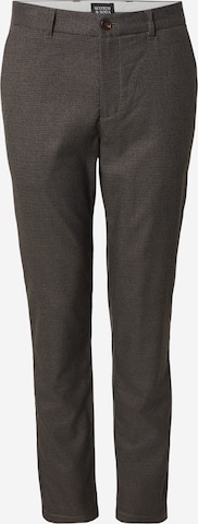 SCOTCH & SODA Regular Chinohousut 'Stuart' värissä ruskea: etupuoli